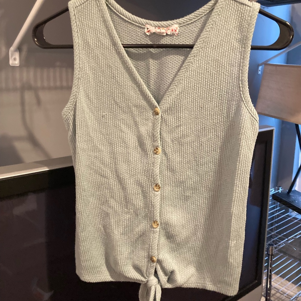 Knit crop top